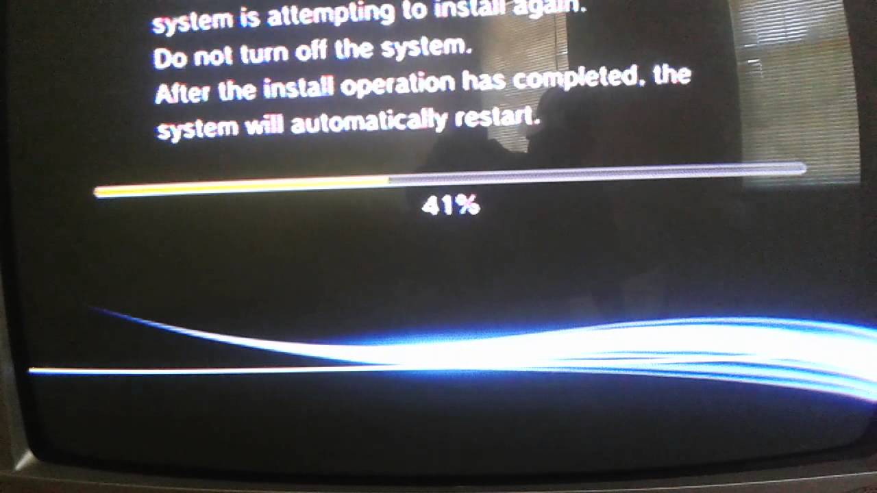 PlayStation 3 slim system update problem YouTube