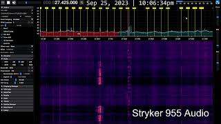 Displaying text in the SDR Waterfall 27.425MHz?! What does it say?!