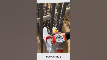 Rebar coupler installation for bore pile reinforcement #Works #asmr #fpy #short #Tools #machine