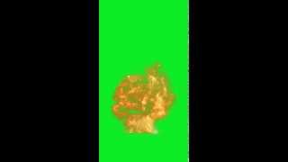 Explosion 01 - Green Screen Green Screen Chroma Key Effects AAE