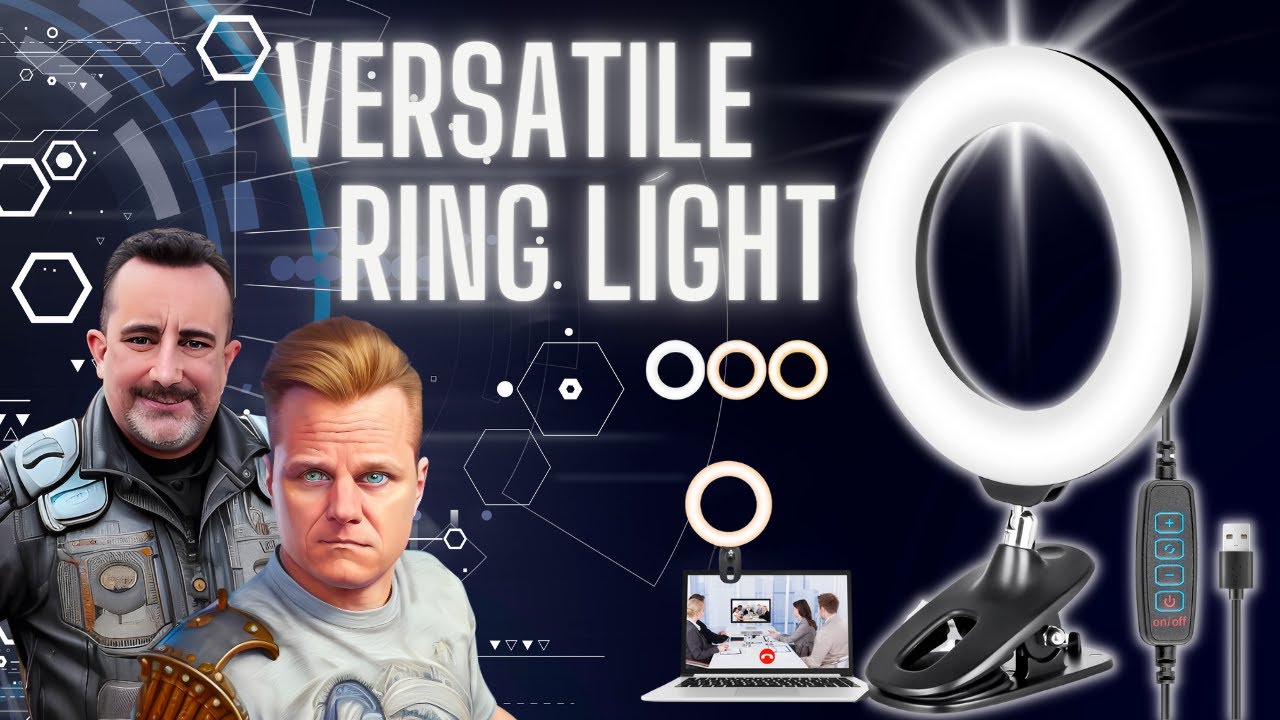 Ubeesize 6" Small Ring Light To SuperCharge Your Zoom Calls - Even On The Road!