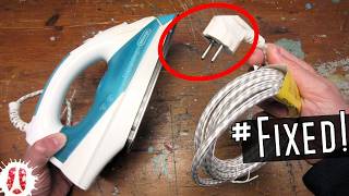 Replacing A Broken Iron Power Cord | Easy Step‑by‑Step FULL Electric Cable Replacement #DIY