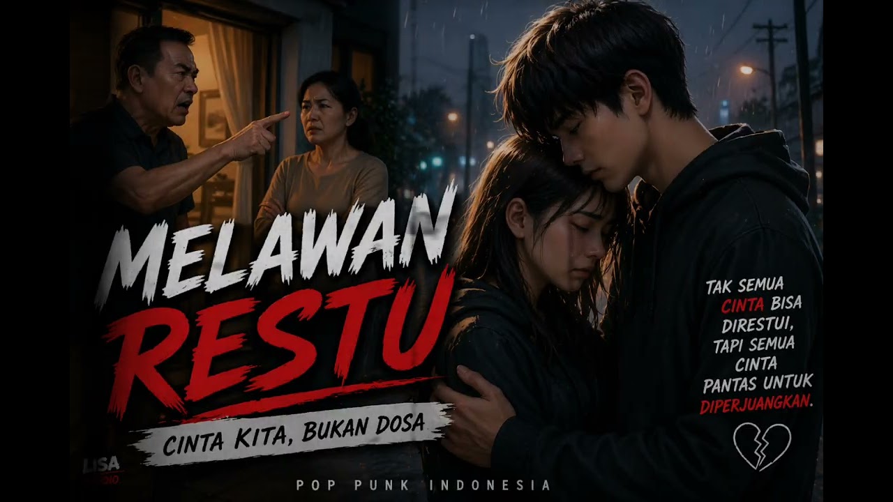 Melawan Restu – Lagu Pop Punk Cinta Tak Direstui 💔 #MelawanRestu #PopPunkIndonesia #LaguIndonesia
