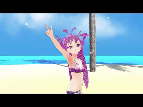 【VRoid】海の砂島ステージ【VRM Live Viewer】