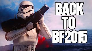Playing Battlefront Like It's 2015