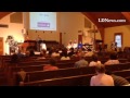 Mr. Michael Batz tells the Blue Mtn. Christian School graduating class to go out and do great things
