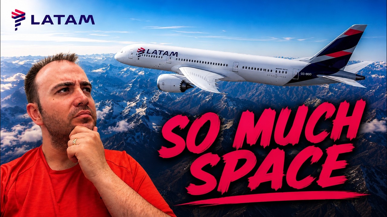 They DEPLOYED a 787 Dreamliner over the Andes?! | Flight Review | São Paulo-Santiago | 787-9