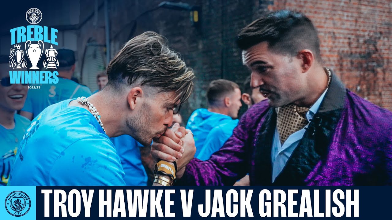 TROY HAWKE RETURNS | Haaland, Grealish and the Squad meet The Greeters Guild at The Parade