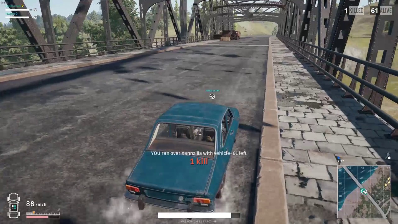 Initial D Kill | PUBG Highlight! XD