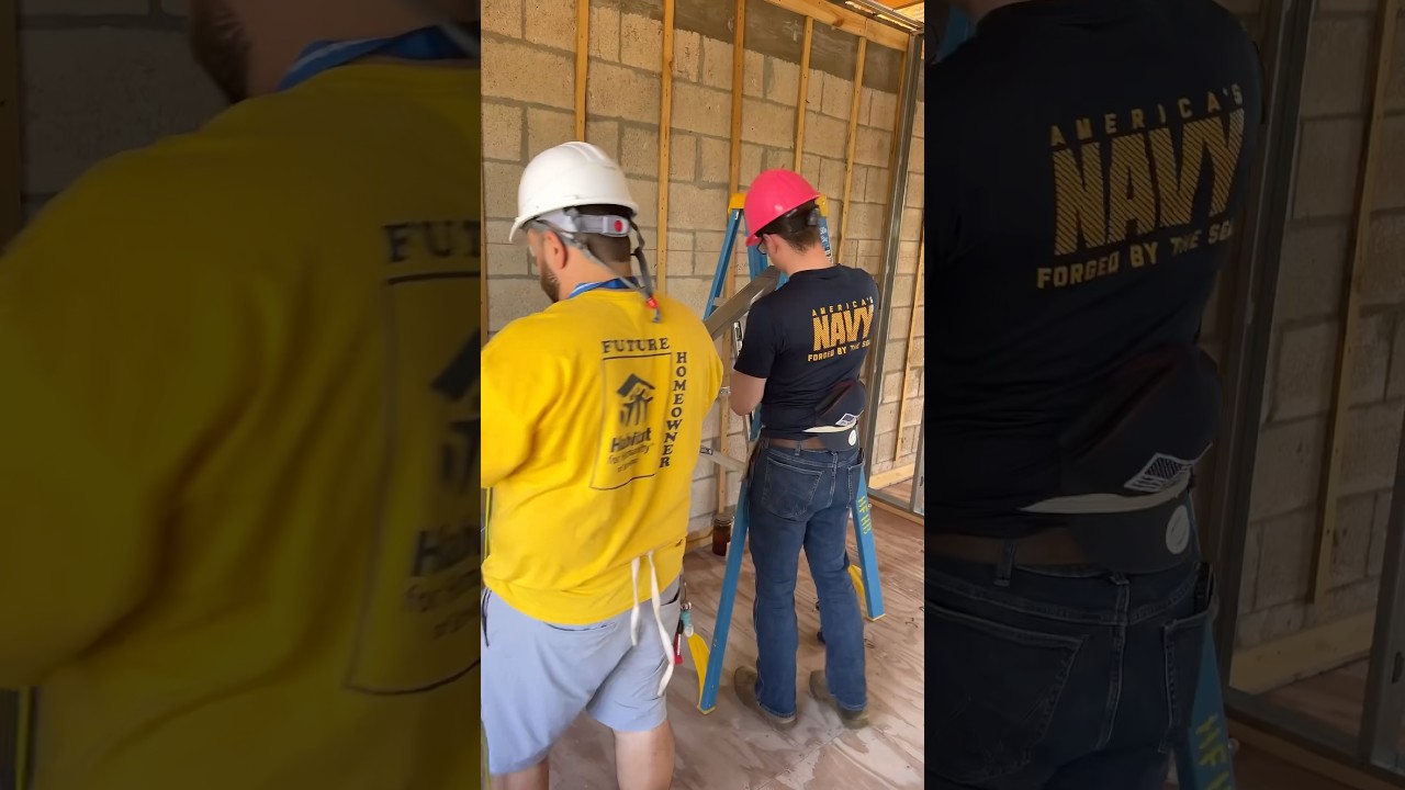 Fleet Week of Service: Military Members Build with Habitat Broward