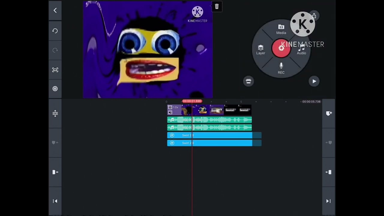 RQ) как сделать счастливым на kinemaster