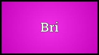 Bri Meaning