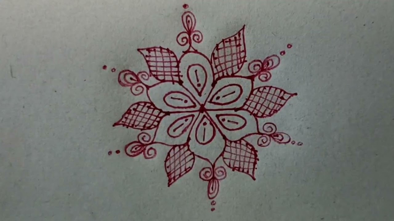 Small designs llmuggulu ||rangoli designs ||festival muggulu|| trending muggulu||(@DailyBookMuggulu)