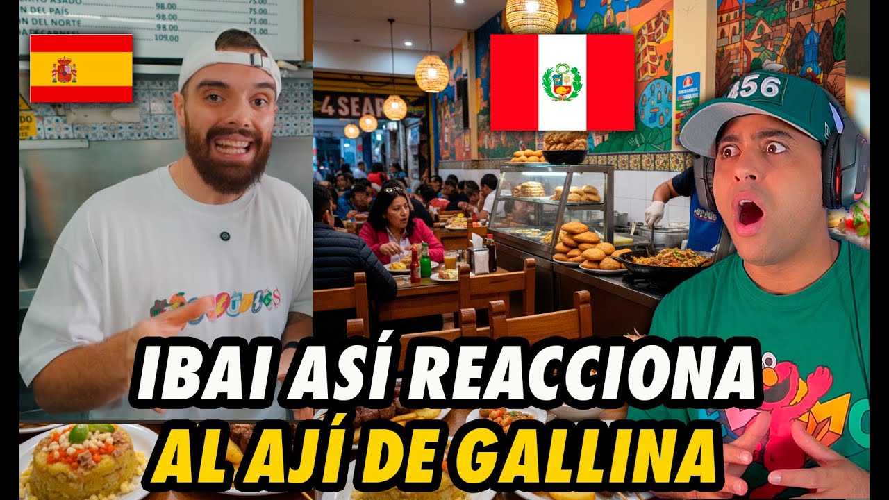 IBAI Probando Comida Callejera de Perú reacción