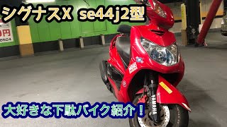 シグナスX SR se44j大好きな下駄バイク紹介 - YouTube