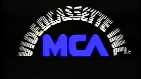 MCA Videocassette, Inc. / Universal Pictures logos (1980/May 27, 1967)