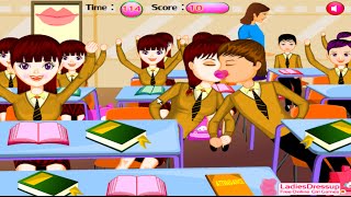 School Student Kissing Game