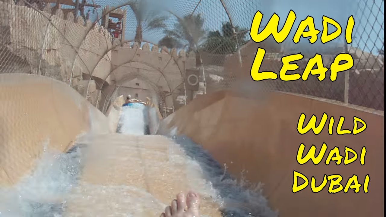 Wadi Leap master blaster water slide Wild Wadi Dubai YouTube