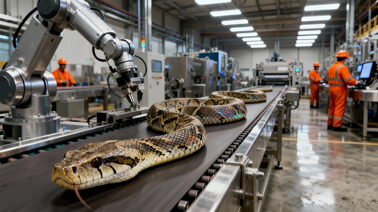 Inside the Modern Cobra Skeletons Factory: From Raw Skeletons to Medicine Capsules (Full Process)