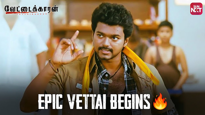 Thalapathy Vijay’s Mass Punch Dialogue | Vettaikaaran | Super Hit Movie | Anushka | Sun NXT