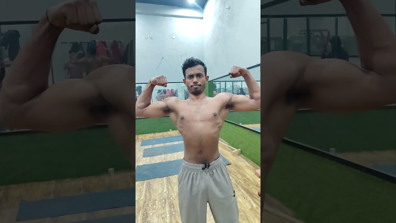 “Body sirf muscles nahi, ATTITUDE ka jawab hai 💪Gym motivation + muscle flex = real ATTITUDE 💪😤”bone