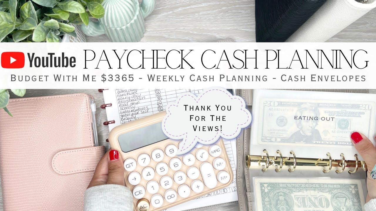 YouTube Paycheck Budget With Me $3365 | Планирование денежных средств на неделю | Система денежны...
