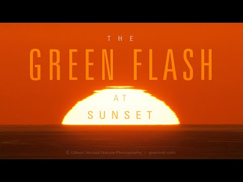 The Green Flash at Sunset