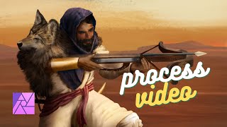 Sharpshooter character creation with Affinity Photo