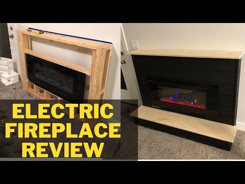 Electric Fireplace Review | Amazon Basics Electric Fireplace