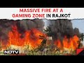 Trp game zone fire rajkot  fire breaks out at gaming zone in rajkot casualties feared cops