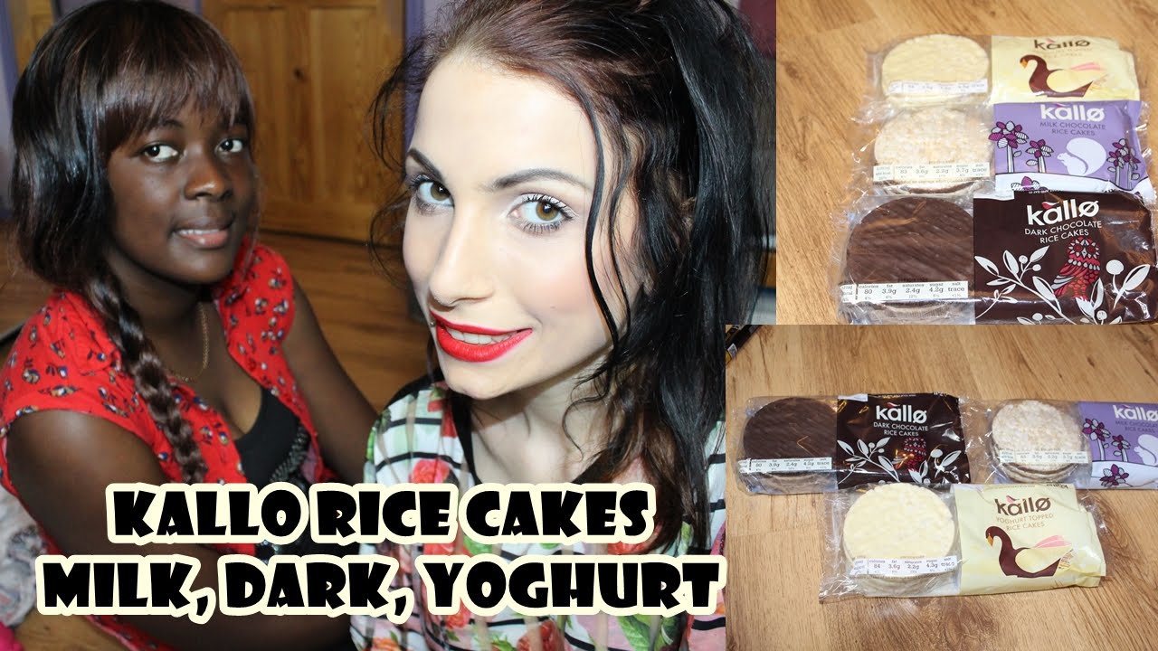 Kallo Rice Cakes Milk Chocolate, Yoghurt & Dark Chocolate Review YouTube