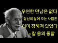 철학 칼 융 | 운명을 잇는 보이지 않는 법칙; 당신의 삶에 우연히 들어오는 사람은 없습니다 ¦ 칼 융의 통찰