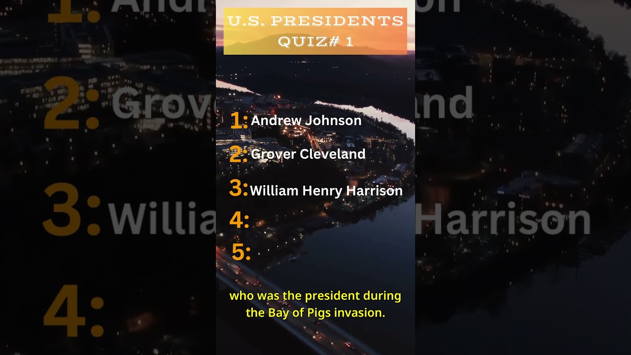 U.S. Presidents quiz 