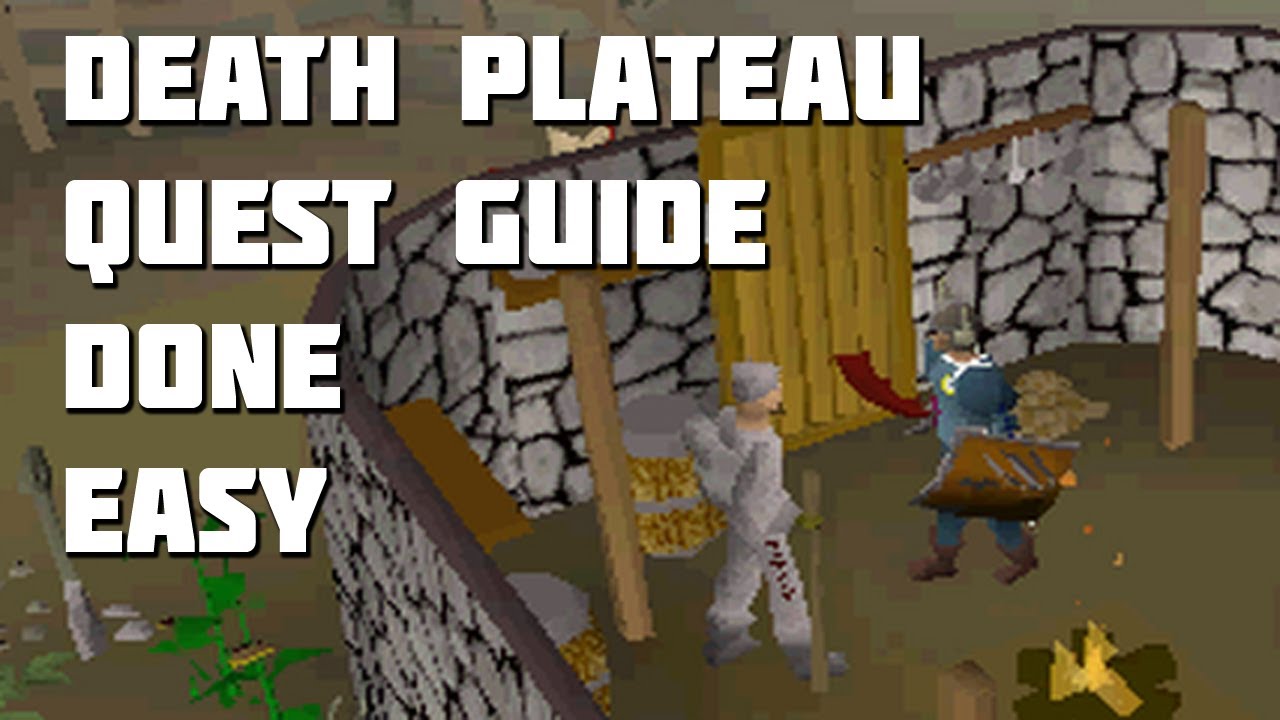Runescape 2007 - Death Plateau Quest Guide - Quest Guides Done Easy - Framed