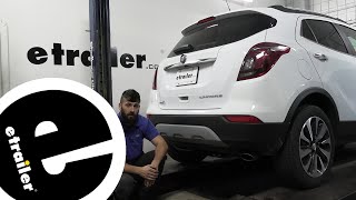 Step-By-Step Installation Tutorial for the Curt Trailer Hitch Receiver on a 2021 Buick Encore