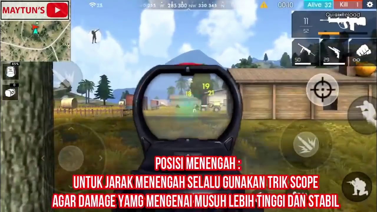 TIPS & TRIK MENJADI PRO PLAYER FREE FIRE?? - YouTube
