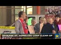 Seattle begins clearing out SODO homeless camp