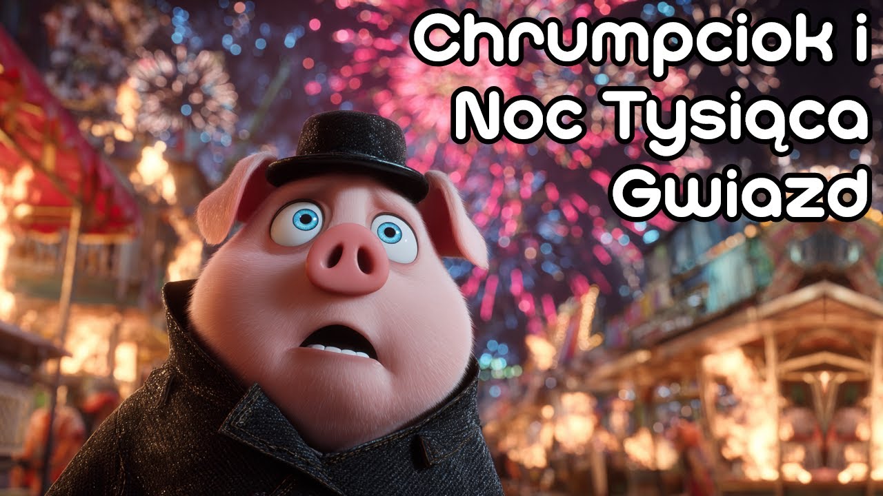 🐷 Detektyw Chrumpciok i Noc Tysiąca Gwiazd 🎆💥 | Bajka audiobook dla dzieci 🌙 | Słuchowisko 🎶