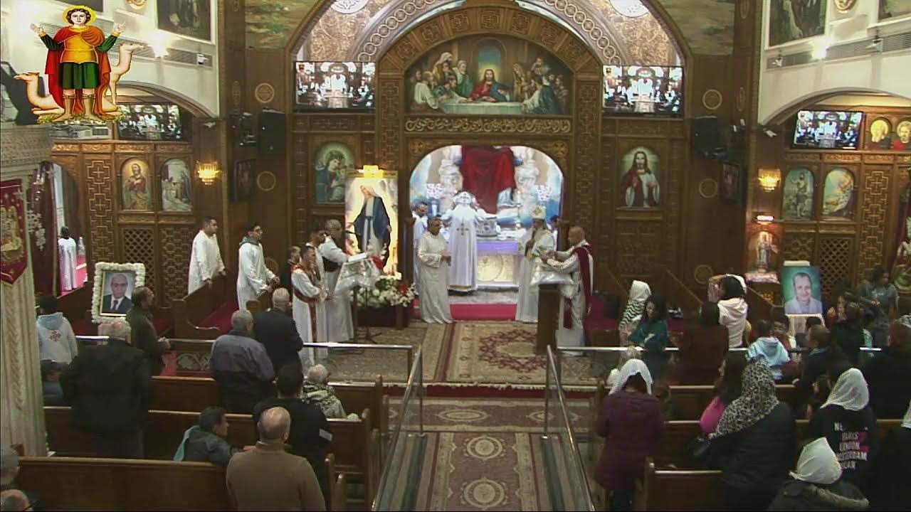 قداس الجمعة (برامون الغطاس) 16-1-2026 كنيسه مارمينا شبرا