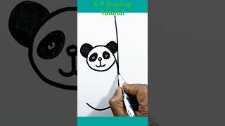 Panda drawing easy with number 9 Panda drawing easy with number 9