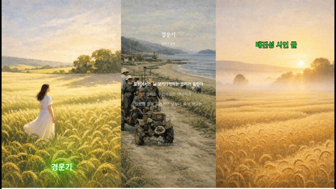 경운기 여성 노래 – 70년대 농촌의 기억 (감성 연주곡)  배진성 시인의 동의하에 올림.     이어도공화국 유튜브에  이어도공화국 시와음악카페. 에서 활동하는 시인