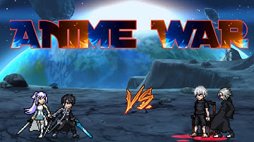 Kirito V2(3 form) & Asuna VS Kaneki & Takizawa in Jump Force Mugen