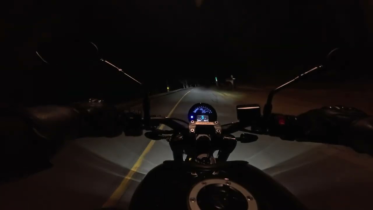 Winter Ride Triumph Trident 660