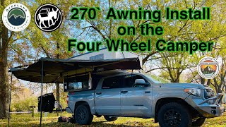 How to add OVS 270 awning to Four Wheel Camper using Mule Expedition Awning Brackets