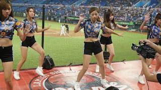 180921 Lamigo桃猿 西區 Lamigirls 中場舞 (The Warrior Song)
