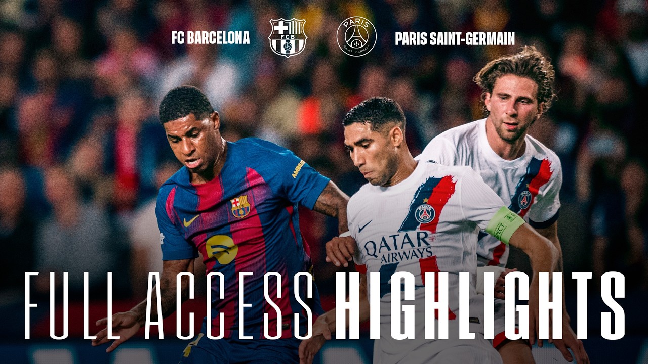 FC BARCELONA vs PSG | FULL ACCESS HIGHLIGHTS 🔵🔴