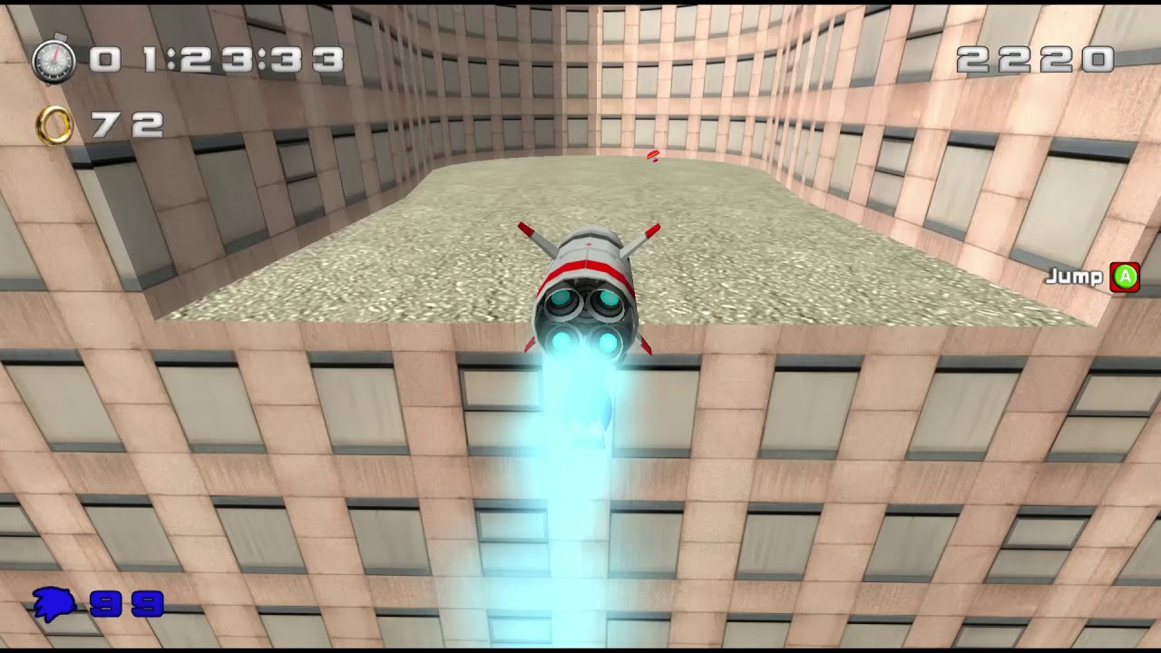 sonic world city escape old world record