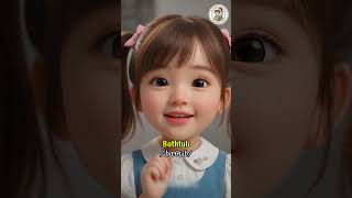 Bài 38: Từ vựng đồ dùng nhà tắm #englishforkids #hoctienganhcungcon555 #tienganhchotreem