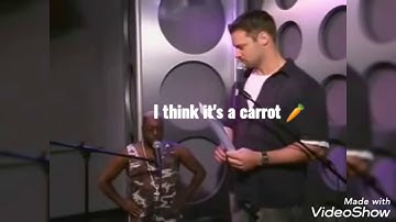 Interview with beetlejuice (what colour is a carrot) meme (with subtitles)