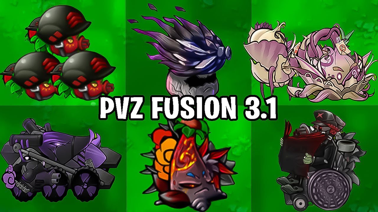 PVZ Fusion 3.1 Challenge New Update - All NEW Plants Fusion vs All NEW ...